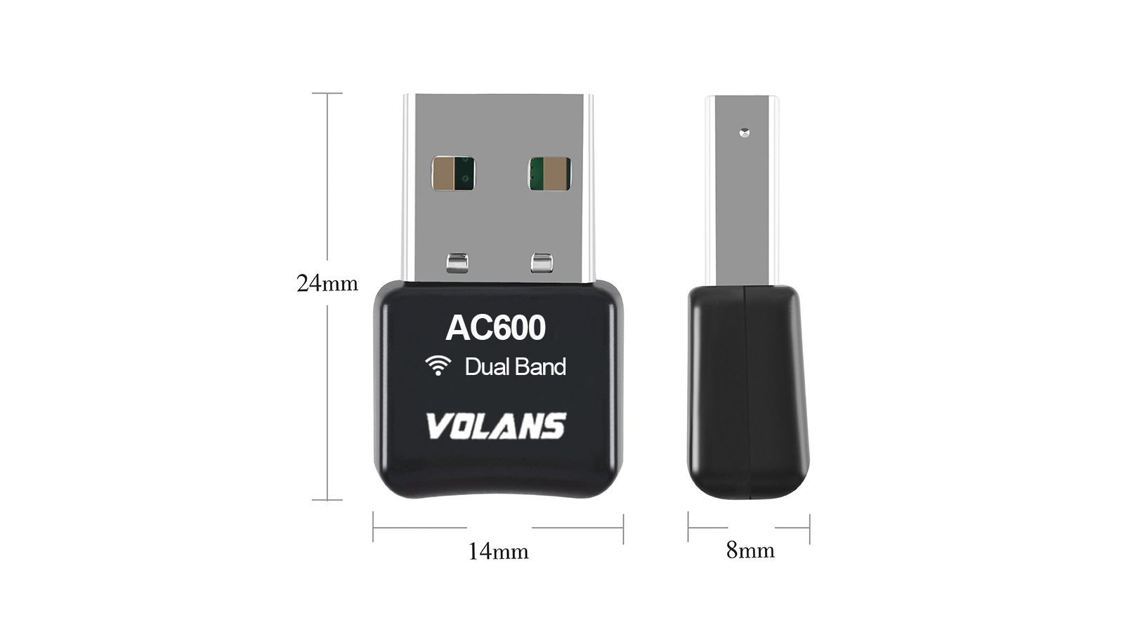  Wireless AC600 Dual Band USB Adapter  